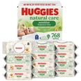 thumbnail image 4 of Huggies Natural Care Sensitive Baby Wipes, Unscented, 12 Flip-Top Packs, 768 Total Count (Select for More), 4 of 14