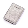 thumbnail image 2 of Caja de cigarrillos de metal, soporte de cigarrillos vintage para 16 cigarrillos de 84 mm de tamaño King, regalos únicos de cumpleaños y Navidad para mujeres y hombres (plata), 2 of 5