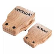 ammoon Large & Medium 2pcs Cajon Box Drum Accessory Castanets for Hand Percussion Instruments