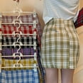 thumbnail image 6 of women's skirt style pleated skirt female sweet girl school plaid mini skirt., 6 of 11
