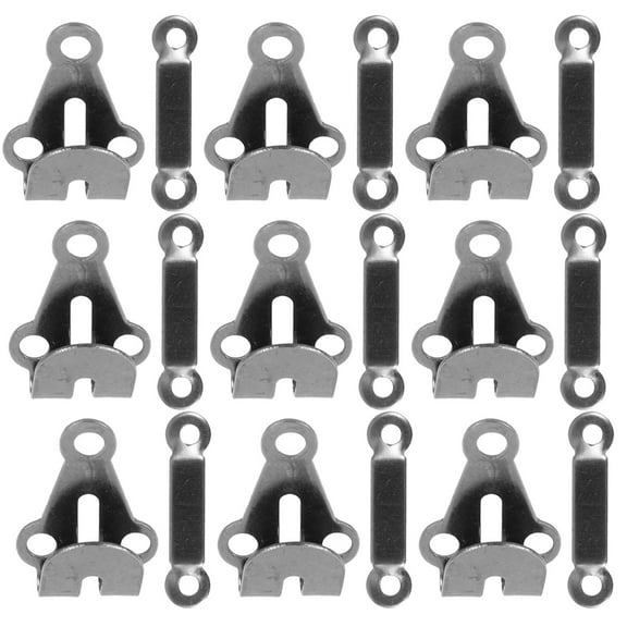 PENIKOKO Diy Clothing Hooks 10 Sets Of Sufficient Pants Hooks Metal Hook And Eye Fasteners For Jeans Shirts Coats
