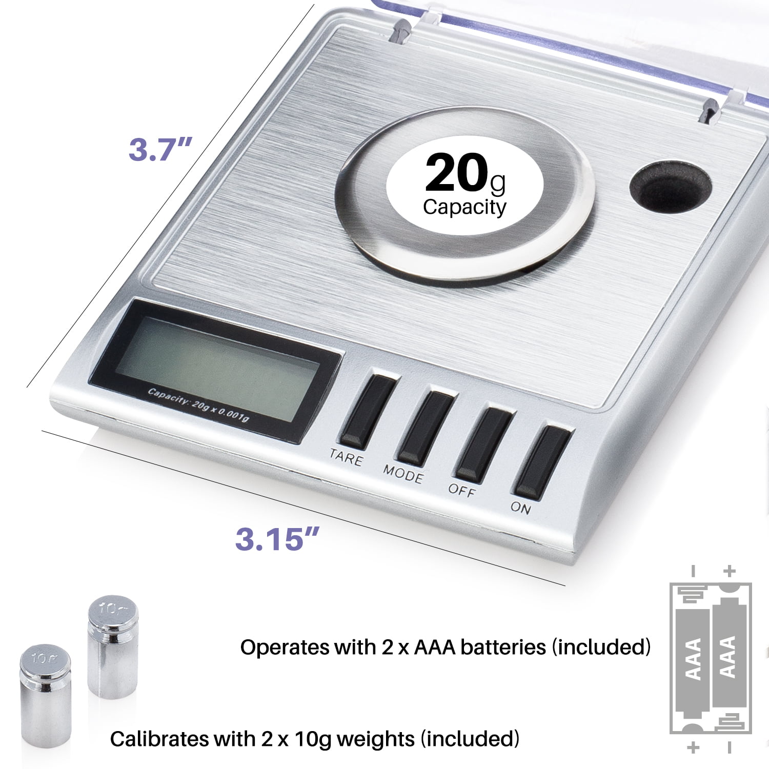 New Cannabis Scales Have 10, 20 or 50 Milligram Precision. From: Detecto