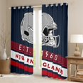 thumbnail image 2 of Erosebridal Football City Curtains Pack of 2 (42x84),American Football Sport Black Out Curtains,New England Curtains for Living Room,Stylish Bedroom Decor, 2 of 7