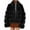 Black, variant on Fesfesfes Coat for Womens Ladies Warm Faux Furry Coat Jacket Winter Solid V-neck Outerwear