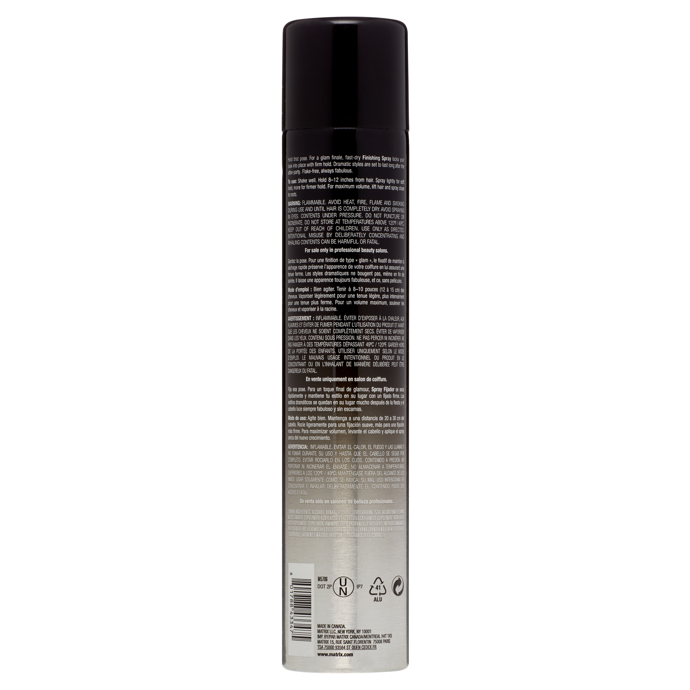 Vavoom Freezing Spray by Matrix for Unisex - 11 oz Hairspray - image 4 of 6