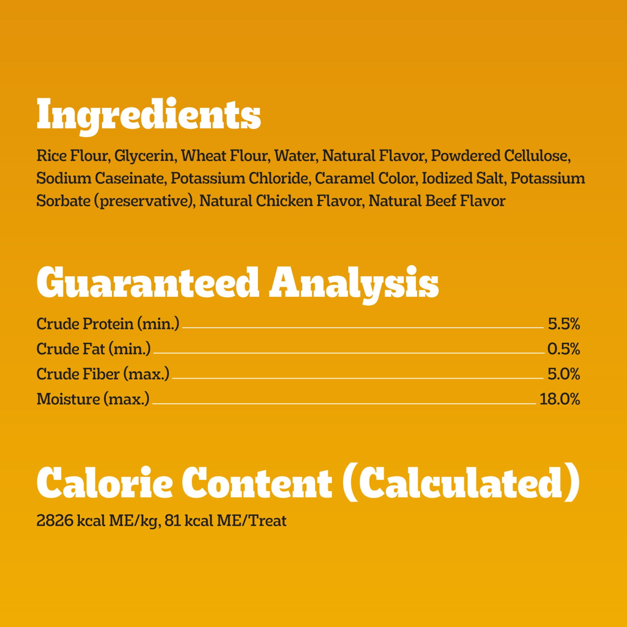 Pedigree Twisty Chews Long-Lasting Dog Treats Chicken & Beef Flavor, (4) 9.17 oz. Pouches