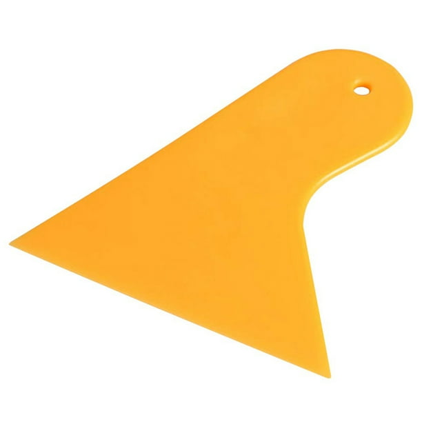 Symkmb Plastic Yellow Auto Car Window Sticker Film Scraper Squeegee