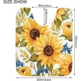 thumbnail image 5 of GZHJMY Bathroom Rug Vintage Sunflower Soft and Absorbent Bathroom Carpet Non-Slip Machine Washable Plush Bath Floor Rug Door Mat for Bathtubs, Toilet,Kitchen, 16x24 in Carpet Runner, 5 of 6
