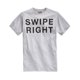 thumbnail image 2 of Univibe - Camiseta gráfica para hombre, Swipe Right, gris, extragrande Univibe Camiseta gráfica, 2 of 2