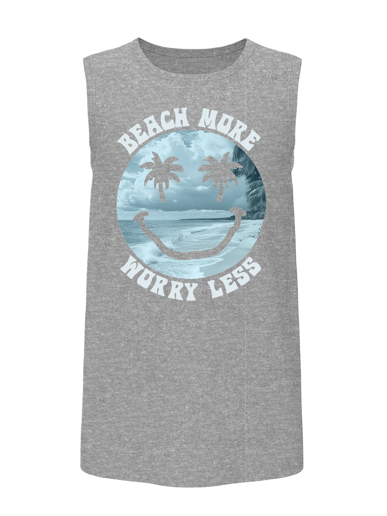 Wonder Nation, Boys' & Big Boys Graphic Core Tank Top, Beach Mode, Sizes 4-16 Husky