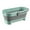 Green, variant on Collapsible Mop Bucket with Handle, 17L/4.2 Gallon Small Foldable Bucket for House Cleaning, Car Washing, Camping Portable Rectangular Handy Basket Plastic Bucket for Cleaning Mop