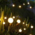 thumbnail image 4 of 10 luces impermeables en forma de luciérnaga luz LED solar decoración de jardín al aire libre luz de paisaje decorativa, luz de Color cálido, 4 of 5