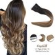thumbnail image 1 of Set 40 Extensiones de Cabello Ondulado Easyouth Remy 14pulg Mujer Easyouth EH5847, 1 of 2