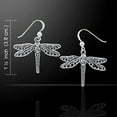 thumbnail image 4 of Jewelry Trends Sterling Silver Celtic Triskele Dragonfly Dangle Earrings, 4 of 4