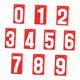 thumbnail image 1 of Mareador de puntaje Sports SporeToard, Números 0-9, tarjetas de flip de puntaje manual, puntaje de fútbol con tarjetas de número de fútbol tenis bola rojo, 1 of 8