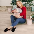 thumbnail image 2 of Ecetana Women's Fuzzy Slippers Indoor Cozy Soft Memory Foam Slip On House Shoes for Women, 2 of 6