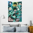 thumbnail image 3 of My Hero Academia Tapestry, Anime Wall Poster Art, Wall Tapestry For Bedroom Living Room Dorm Room, Wall Hanging For Festival Party Events Background Photography Backdrop, 60x40 Inch, 3 of 9
