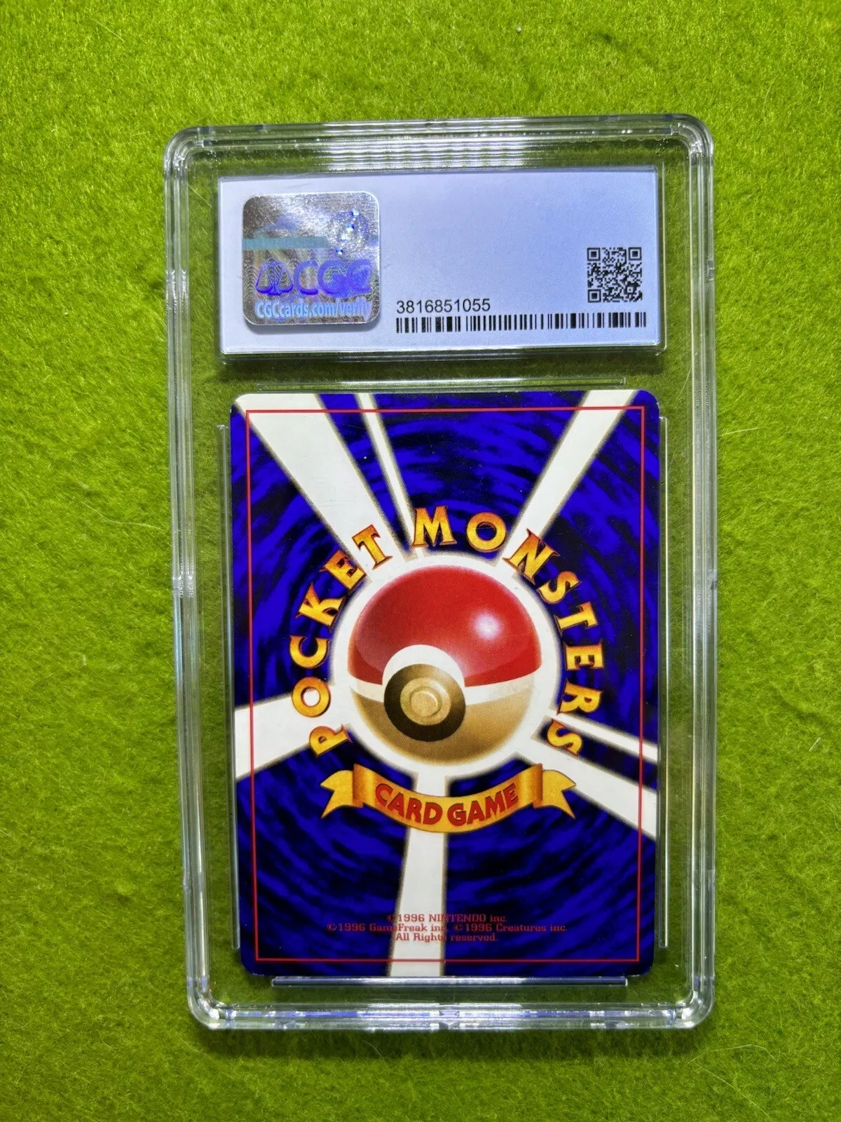 rare pokemon pocket monster cards 2001 Pokemon Pocket Monsters Japanese Neo 4 Dark Ampharos Holo PSA Gem main image 1
