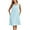 Aqua, variant on FEREMO Sleeveless Nightgowns for Women 100%Cotton V Neck Sleepwear