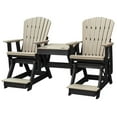 thumbnail image 1 of Pemberly Row Coastal Double Balcony Height Glider with Center Table, 1 of 7