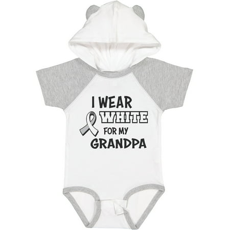 

Inktastic I Wear White for My Grandpa Gift Baby Boy or Baby Girl Bodysuit