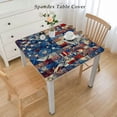 thumbnail image 2 of nygtbtfer Tablecloth Rectangle Table Cloth American Flag Table Cover for Memorial Veteran's Day Dining Table Decoration, 2 of 7