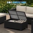 thumbnail image 6 of Clouddwell 8 Piece Patio Furniture Set, Rattan Wicker Patio Conversation Set Outdoor Furniture, Beige, 6 of 9