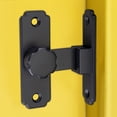 thumbnail image 6 of TIERPOP Door Lock 90 Degree Barn Bolt Cast Stainless Steel Hook Latches Window Cabinet Locks Right Sliding Gate Lock, 6 of 14