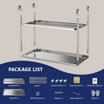 thumbnail image 6 of Acekid Stainless Steel Work Table, 36"x 24" NSF Commercial Prep Table with Adjustable Undershelf & Lockable Casters, Heavy Duty 1000 LBS Workstation for Restaurant, Hotel, Home, 6 of 7