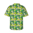thumbnail image 3 of Daiia Cartoon Koala Bear and Leaf Hawaiian Shirt for Men Gentle Cotton Regular Short Sleeve Casual-3X-Large, 3 of 9