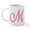 White, variant on CafePress - M Initial Mug - 11 oz Ceramic Mug - Novelty Coffee Tea Cup
