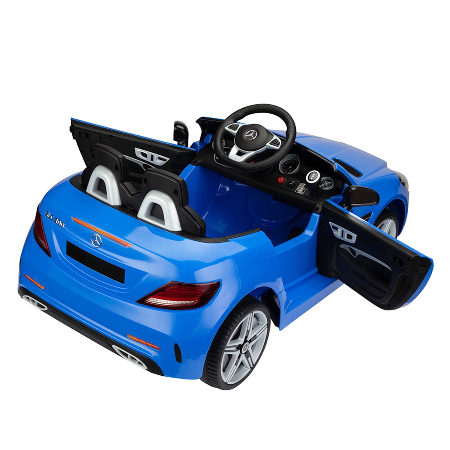 CIPACHO Licensed Benz, 12V Electric Kids Ride On Car for Ages 3-6, LED Head Lights, Safe Belt, Double Doors, 2 Speeds, Blue CIPACHO Licensed Benz, 12V Electric Kids Ride On Car for Ages 3-6, LED Head Lights, Safe Belt, Double Doors, 2 Speeds, Blue