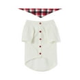 thumbnail image 2 of ZAXARRA Matching Family Pajamas Sets Christmas PJ's Letter Print Top and Plaid Pants Jammies Sleepwear, 2 of 10