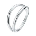 thumbnail image 3 of Cartílago Doble Abierto Apilado Labio Pendiente Nariz Anillos Aro Septum Clickers 012 cm x 1 cm, 3 of 8