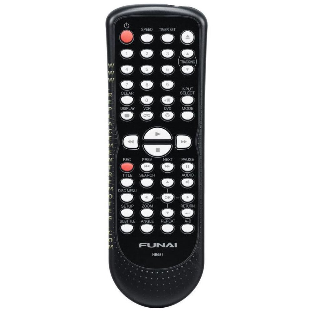 FUNAI NB681 (p/n NB681UD) DVD/VCR Combo Player Remote Control (new