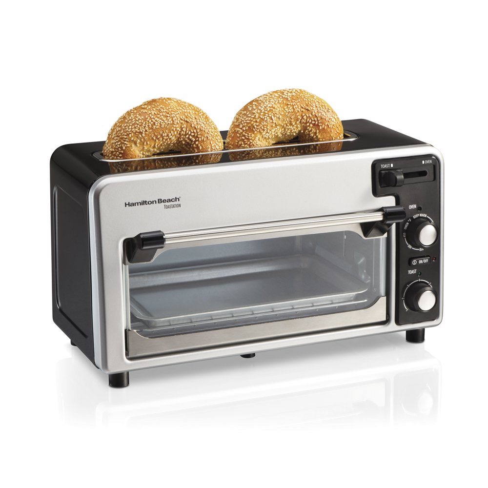 Hamilton Beach Toastation 2 Slice Toaster and Countertop Toaster Oven