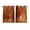 Burnt Orange, variant on Gray Kitchen Curtains 63 Inch Length, Retro Oil Painting Modern Abstract Art Aesthetics Grommet Top Bedroom Living Room Curtains, Light Filtering Cafe Curtain Drapes 2 Panels Set 84''x63''