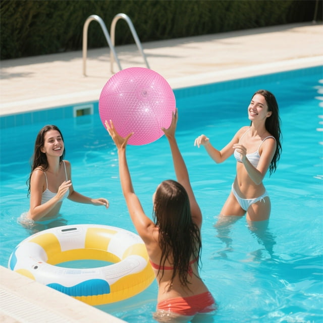 Cameland Solid Color Beach Balls Pool Toy Inflatable Water Balls Splashs Balls Waters Sports Toy Balls