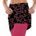 POETANCE Skirted Leggings for women with Pockets, Tennis Yoga Pleated