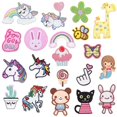 thumbnail image 2 of Lot De 20 Autocollants De Broderie De Princesse De Dessin Anim Pour Vtements D'enfants, Accessoires De Dcoration Pour Filles, Autocollants De Broderie, 2 of 3