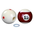 thumbnail image 1 of DYNWAVECA Billiards Cue Ball with Hole Billiard Stroke Trainer Lightweight Perforated Pool Cue Stroke Trainer Billiards Cue Accessories With Target Ball, 1 of 10