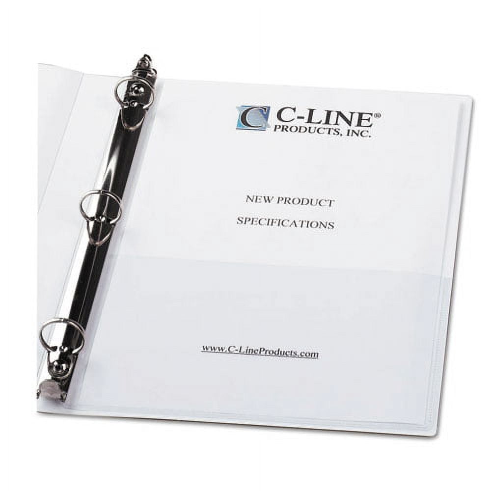 "Peel And Stick Add-On Filing Pockets, 25"", 11 X 8 1/2, 10/pack | Bundle of 5 Packs"