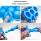 thumbnail image 3 of Molde para mini paletas de silicona para niños de 7 cámaras Molde para paletas de helado (azul), molde para paletas de bebé con palitos de colores, rechinar los dientes de los niños y caja de hielo a, 3 of 5