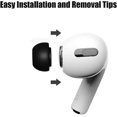 thumbnail image 3 of Replacement Ear Tips Compatible with AirPods Pro [3 Pairs], Silicon Earbuds Tips with Noise Reduction Hole, Fit in The Charging Case (Sizes S/M/L, Black), 3 of 5