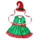 thumbnail image 5 of Funda para botella de vino navideña con sombrero, suave funda para botella de navideño, bonita ropa para botella de vino para restaurante y Delantal de mujer, 5 of 9