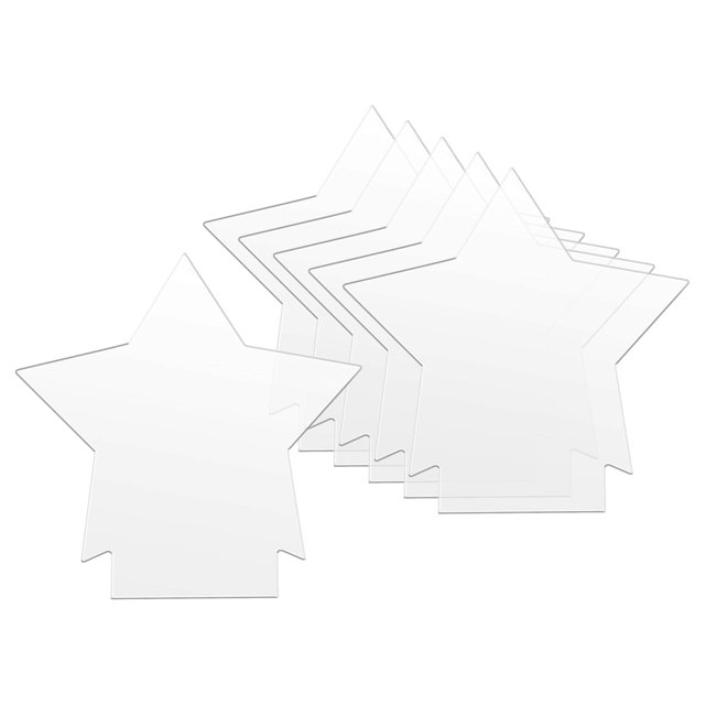 6 hojas de acrílico para base de luz, tablero de de plástico fundido Estrella Sunnimix lámina acrílica base ligera