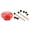 Red, variant on Yihuala Steel Tongue Drum 6 Inch 8 Tone Key-Lotus Empty Drum Muscial Instrument Accessories With Drum Mallets Carry Bag