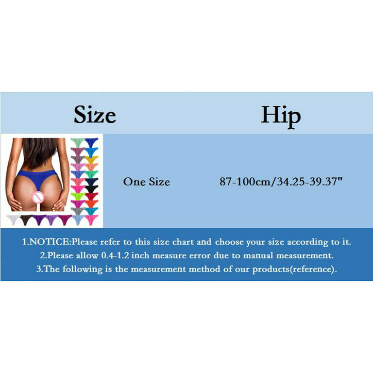 NECHOLOGY String Bikini Panties Women's Allover Breathable Hi-Cut Panty E  One Size