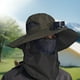 thumbnail image 4 of Mini ventilador solar con batería recargable por USB, sombrero de pescador con flujo de aire fuerte para el sol para hombre, ideal para verano, senderismo al aire libre, 4 of 6