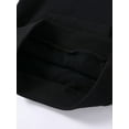 thumbnail image 4 of HILEELANG 4-12 Toddler/Little/Big Boys Girls Black Solid Color Hoodie Pullover 5-6, 4 of 5